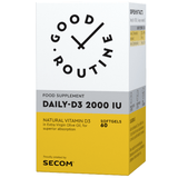Vitamina D3 2000IU Daily 60 capsule Secom, GOOD ROUTINE