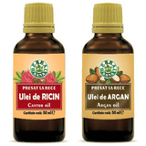 Pachet Ulei de Ricin 50ml + Ulei de Argan 50ml HERBAVIT