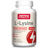 L-Lysine 500mg 100 capsule Secom, JARROW FORMULAS