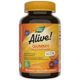 Alive! Kids Multivitamin Gummy (pentru Copii) 60 jeleuri Secom, NATURE'S WAY