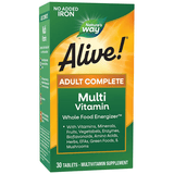 Alive! (multivitamine fara fier adaugat) 30 tablete Secom, NATURE'S WAY