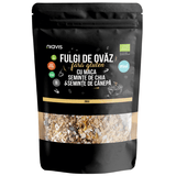 Fulgi de Ovaz Fini fara Gluten cu Maca, Chia si Seminte de Canepa Ecologici/Bio 200g NIAVIS