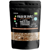 Fulgi de Ovaz Fini fara Gluten cu Miez din Boabe de Cacao, Zahar de Cocos si Scortisoara Ecologici/Bio 200g NIAVIS