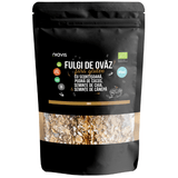 Fulgi de Ovaz Fini fara Gluten cu Scortisoara, Lapte Praf de Cocos, Seminte de Chia si Seminte de Canepa Ecologici/Bio 200g NIAVIS