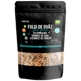 Fulgi de Ovaz Fini fara Gluten cu Spirulina, Chia si Seminte de Canepa Ecologici/Bio 200g NIAVIS