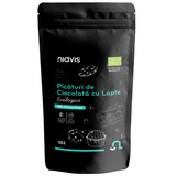 Picaturi de Ciocolata cu Lapte Ecologice/Bio 125g NIAVIS