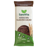 Rondele Din Grau Cu Glazura De Cacao 66g SANOVITA