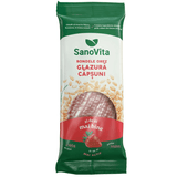 Rondele din Orez cu Glazura de Capsuni 66g SANOVITA