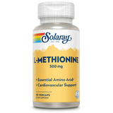 L-Methionine (L-Metionina) 500mg 30 capsule Secom, SOLARAY