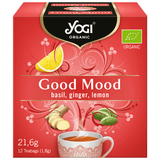 Ceai Good Mood cu Busuioc, Ghimbir si Lamaie Ecologic/Bio 12 plicuri YOGI TEA