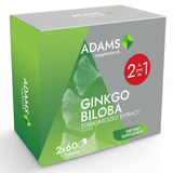 Pachet Ginkgo Biloba 240mg 60 tablete + 60 tablete ADAMS VISION