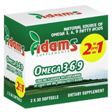 Pachet Omega 3-6-9 30 capsule + 30 capsule ADAMS VISION