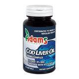 Ulei din Ficat de Cod (Cod Liver Oil) 1000mg 90 capsule ADAMS VISION