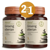 Pachet Ginseng Siberian 30 comprimate + 30 comprimate ALEVIA