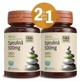 Pachet Spirulina 500mg 30 comprimate + 30 comprimate ALEVIA