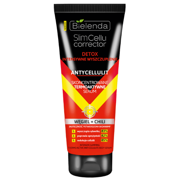 SLIM CELLU CORRECTOR Ser Concentrat Anticelulitic Termoactiv cu Carbune Activ si Chili 250ml BIELENDA