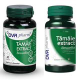 Pachet Tamaie Extract (Boswellia) 60 capsule + 30 capsule DVR PHARM