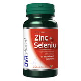 Zinc + Seleniu Cu Vitamina C Naturala 30 capsule DVR PHARM