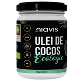 Pachet Ulei de Cocos Extra Virgin Ecologic/Bio 450g/500ml + Ulei de Cocos Extra Virgin Ecologic/Bio 200ml NIAVIS