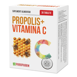 Propolis + Vitamina C 30 tablete QUANTUM PHARM