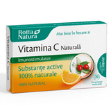 Vitamina C Naturala cu Extract de Macese 30 comprimate masticabile ROTTA NATURA