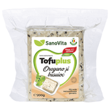 Tofu cu Busuioc si Oregano (Sterilizat) 200g SANOVITA