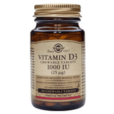 Vitamina D3 1000 IU 100 tablete Masticabile SOLGAR