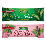 Pachet Baton De Slabit Slim Bar Cu Ceai Verde 40g + Baton De Slabit Slim Bar Cu Ceai Verde Pink 40g VEDDA KALPO